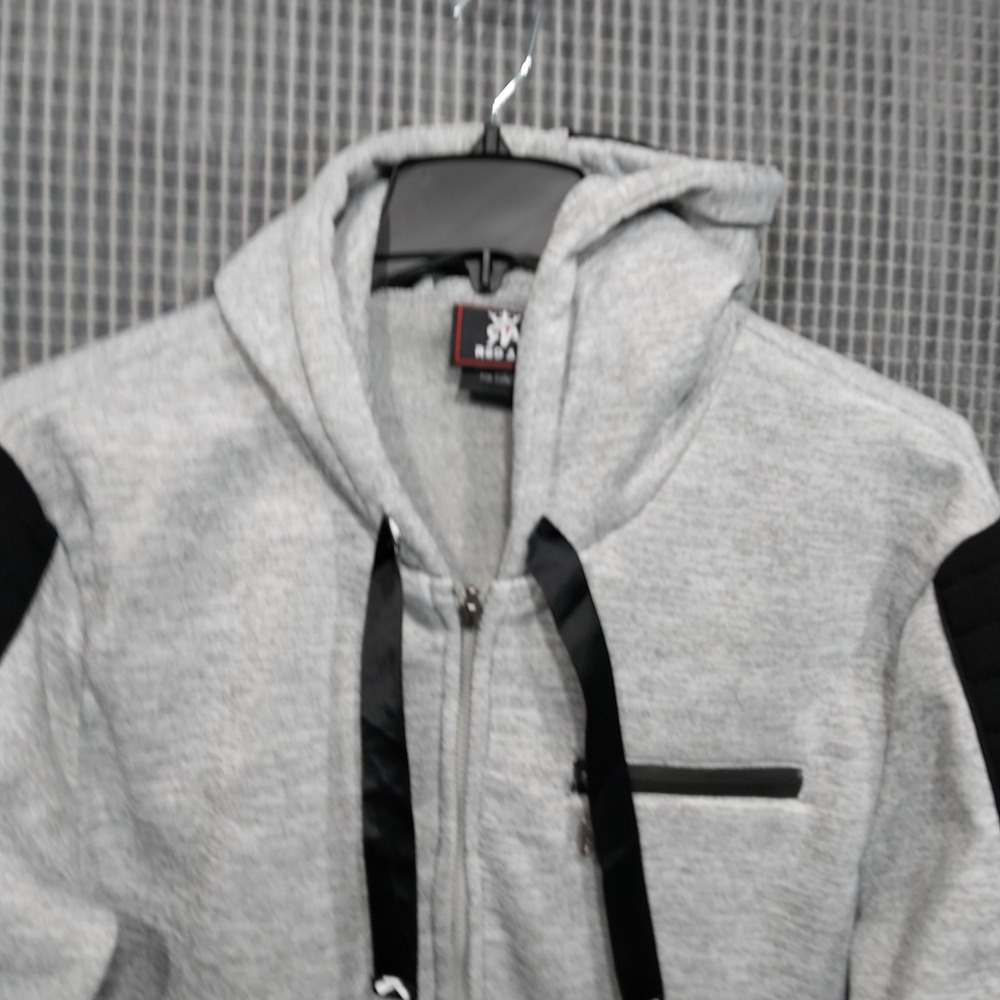 Red‎ Ape Mens Tracksuit Hoodie and Joggers Set Large Gray Black